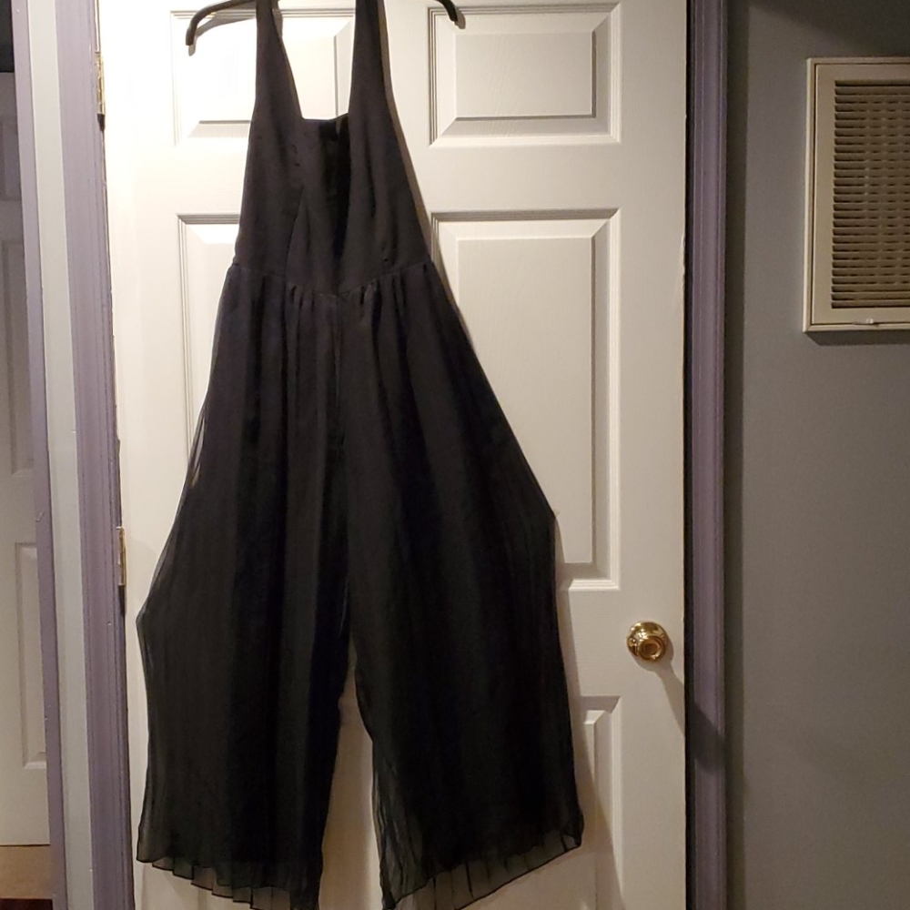 Halter Wide-Leg Jumpsuit main image 1